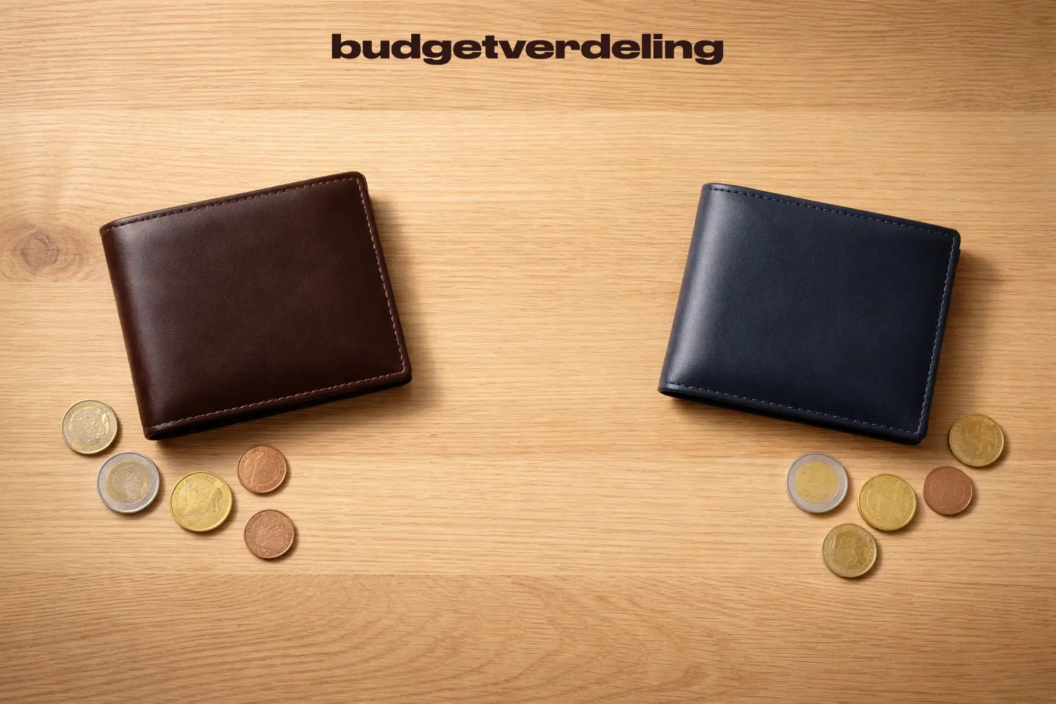Gescheiden portemonnees voor dagelijkse uitgaven en wedbudget